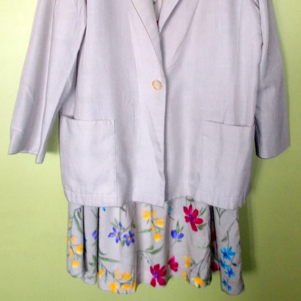 Ladies Spring Easter 2 Pc Skirt & Jacket Bobbie Brooks 90s L (12/14)
